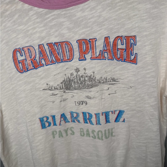 Anthropologie x Pilcro Ringer Graphic T - Grand Place - Picture 6 of 9